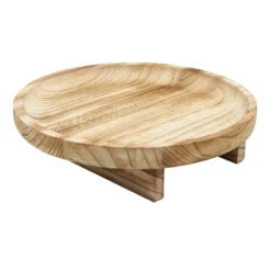 Natural Wooden Plant Stand, Large