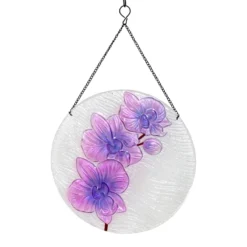 Orchid Suncatcher, 12"