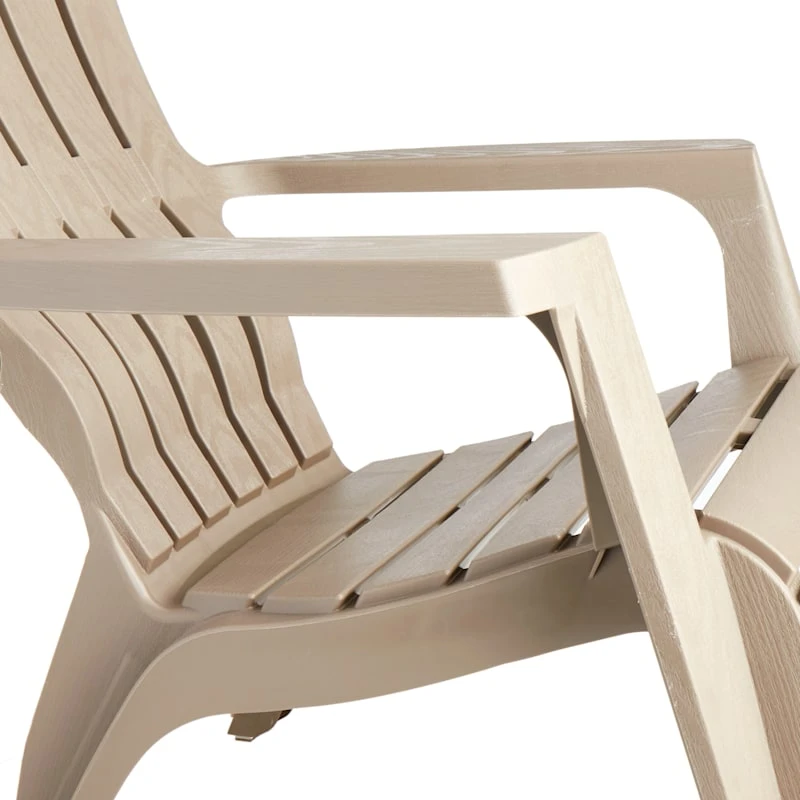 Outdoor Adirondack Chair, Portobello Brown 4 Outdoor Adirondack Chair, Portobello Brown - Image 4