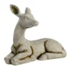 Outdoor Laying Deer Figurine, 17"