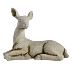 Outdoor Laying Deer Figurine, 17" -Outdoor Corner Shop outdoor laying deer figurine 17 2