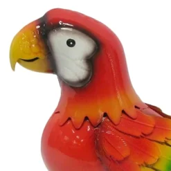 Outdoor Metal Parrot Figurine, 12" -Outdoor Corner Shop outdoor metal parrot figurine 12 2