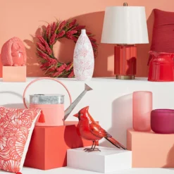 Outdoor Red Metal Cardinal Figurine, 11" -Outdoor Corner Shop outdoor red metal cardinal figurine 11 2