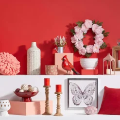 Outdoor Red Metal Cardinal Figurine, 11" -Outdoor Corner Shop outdoor red metal cardinal figurine 11 3