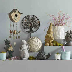 Outdoor Rustic Copper Fairy Solar Light Figurine, 12.5" -Outdoor Corner Shop outdoor rustic copper fairy solar light figurine 12.5 4