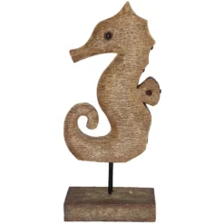 Outdoor Seahorse Figurine, 14"