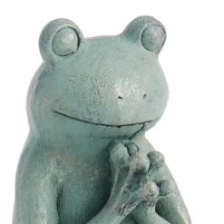 Outdoor Sitting Yoga Frog Statue, 11.5" -Outdoor Corner Shop outdoor sitting yoga frog statue 11.5 3