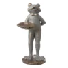Outdoor Standing Bowtie Frog Figurine, 28.5"