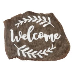 Outdoor Welcome Stump, 18"