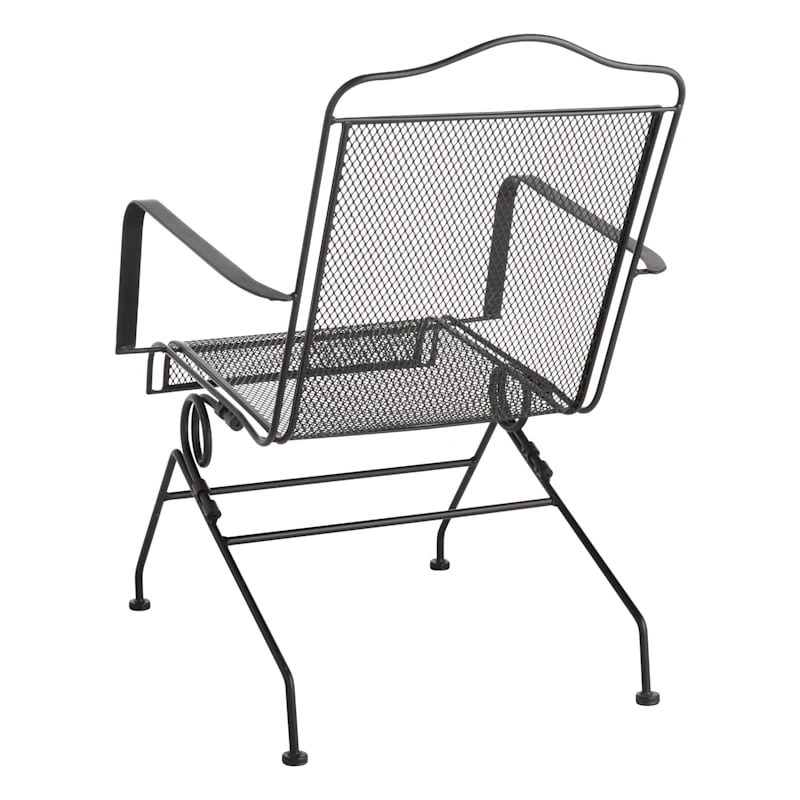 Outdoor Wrought Iron Motion Chair 2 Outdoor Wrought Iron Motion Chair - Image 2
