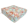 Paisley Multicolor Gusseted Outdoor Deep Seat Cushion
