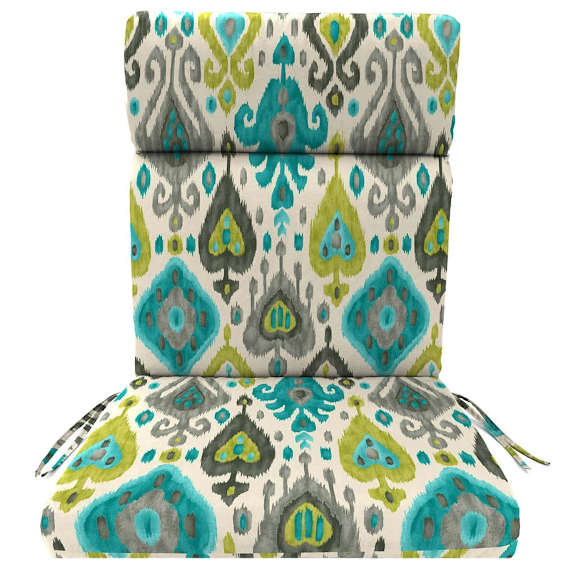 Paso Turquoise Outdoor Hinged Chair Cushion 2 Paso Turquoise Outdoor Hinged Chair Cushion - Image 2