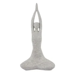 Peaceful Yoga Garden Statue, 22"