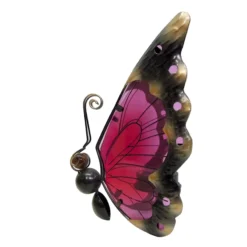 Pink Butterfly Solar Light, 9.5"