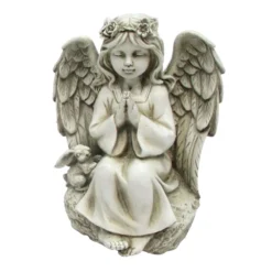 Praying Angel Garden Statue, 8"