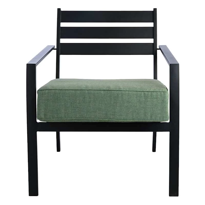 Premium Endive Green Gusseted Outdoor Deep Seat Cushion 2 Premium Endive Green Gusseted Outdoor Deep Seat Cushion - Image 2