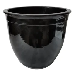 Primo Black Planter, Medium