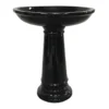 Providence Beauly Black Birdbath, 22.8"