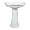 Providence Beauly White Birdbath, 22.8"