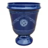 Providence Blue Bernalla Urn Planter, 15"