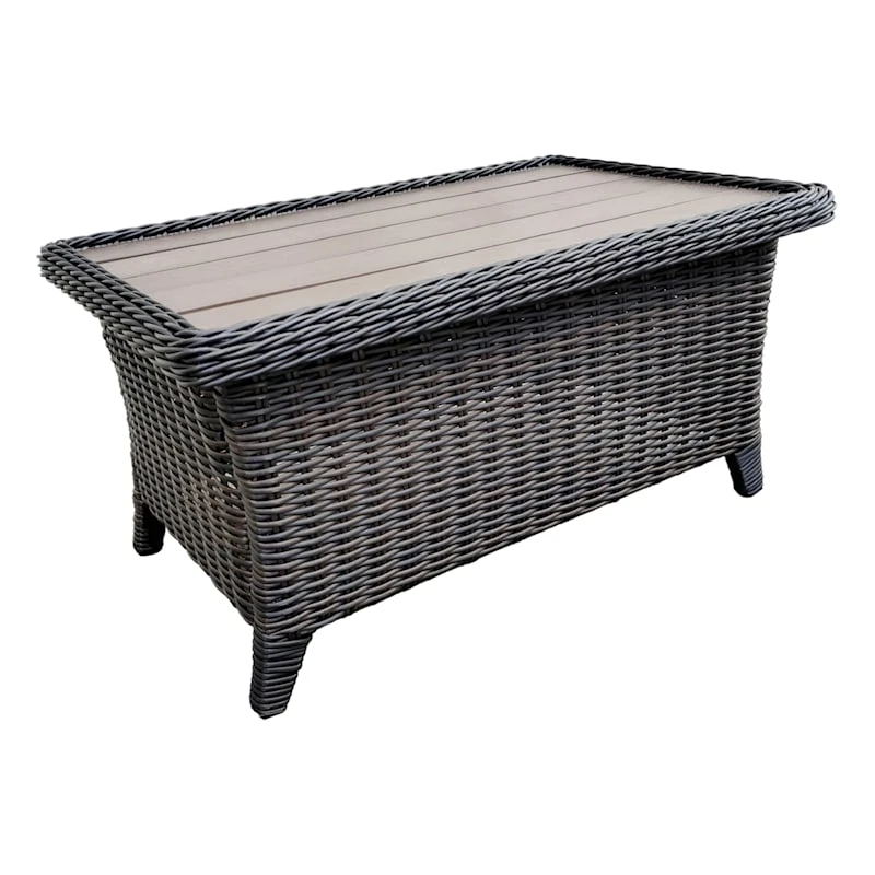 Providence Glendale Hand-Woven Rattan Outdoor Coffee Table 1 Providence Glendale Hand-Woven Rattan Outdoor Coffee Table
