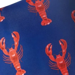 Providence Lobster Striped Outdoor Throw Pillow, 16" -Outdoor Corner Shop providence lobster striped outdoor throw pillow 16 3