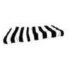 Providence Onyx Awning Striped Outdoor Wicker Settee Cushion