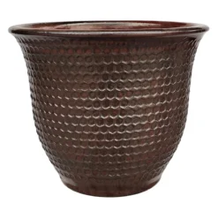 Providence Red Honeycomb Planter, 15.4"