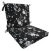 Providence Timeless Floral Outdoor Hinged Chair Cushion