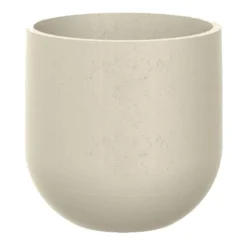 Rustic Sandstone Cask Planter, 17"