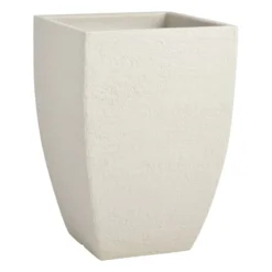 Sandstone Soft Square Planter, 14.5"
