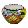 Scalloped-Edge Talavera Pot, 12"