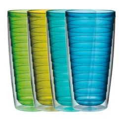 Set Of 4 Cool Tone Insulated Tumblers -Outdoor Corner Shop set of 4 cool tone insulated tumblers 5