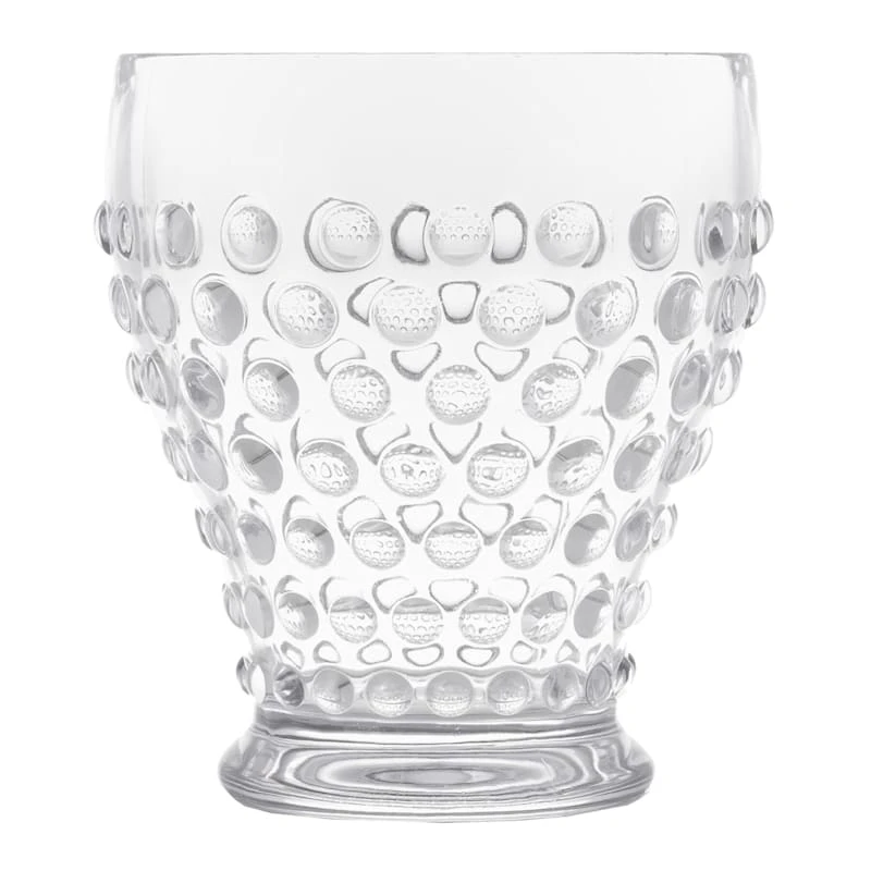 Set Of 4 Hobnail Textured Plastic Cup, 12oz 1 Set Of 4 Hobnail Textured Plastic Cup, 12oz