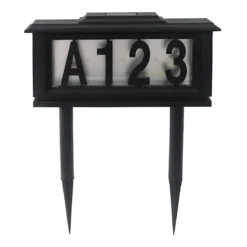 Solar Address Light, 13"