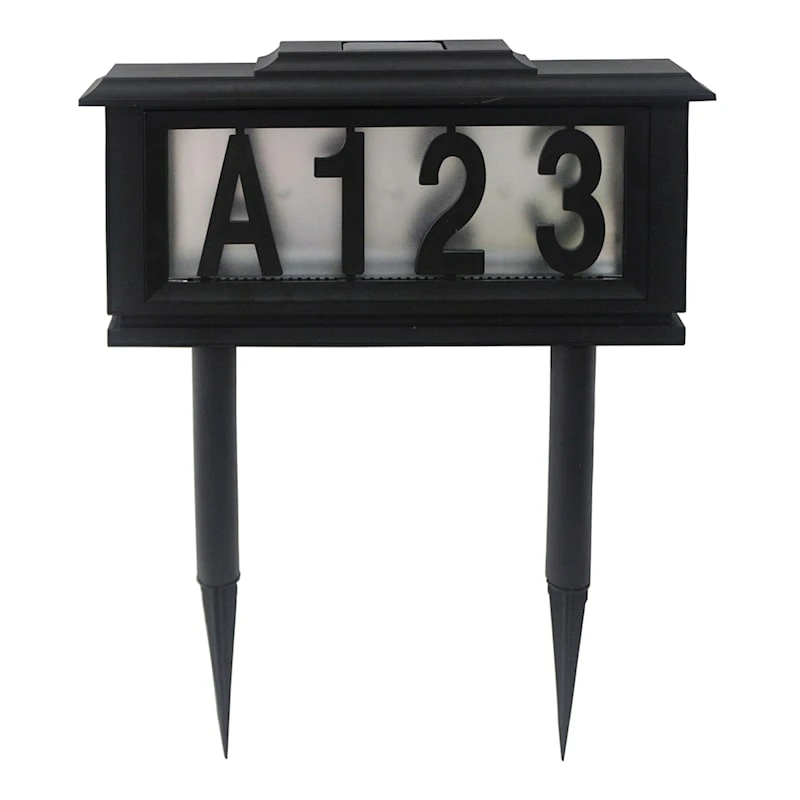 Solar Address Light, 13" 1 Solar Address Light, 13"