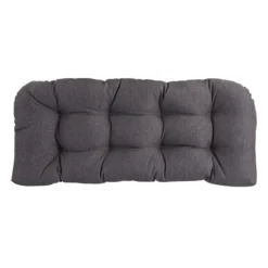 Sorvino Ash Outdoor Wicker Settee Cushion