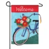 Summertime Bicycle Garden Flag
