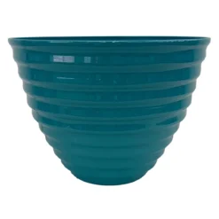 Sunny Club Blue Beehive Pot, 14"