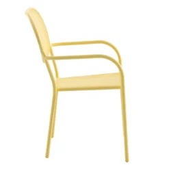 Sunny Club Light Yellow Mesh Steel Outdoor Chair 7 Sunny Club Light Yellow Mesh Steel Outdoor Chair -Outdoor Corner Shop sunny club light yellow mesh steel outdoor chair 2