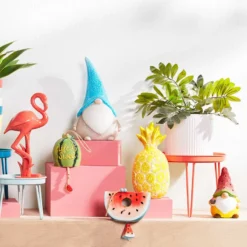 Sunny Club Outdoor Fruity Fun Watermelon Garden Gnome, 8" -Outdoor Corner Shop sunny club outdoor fruity fun watermelon garden gnome 8 2