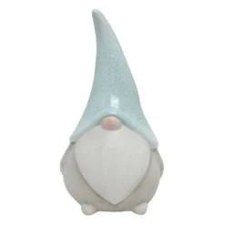 Sunny Club Outdoor Light Blue Terracotta Garden Gnome, 10"