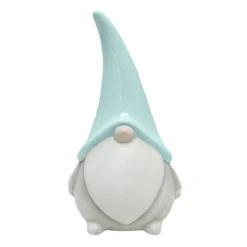 Sunny Club Outdoor Light Blue Terracotta Garden Gnome, 14"