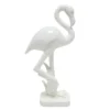 Sunny Club Outdoor White Flamingo Figurine, 14"