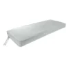 Tahiti Silver Gusseted Outdoor Bench Cushion