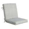 Tahiti Silver Outdoor Hinged Seat Cushion