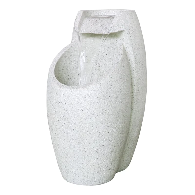 Tall White Fountain, 25" 1 Tall White Fountain, 25"