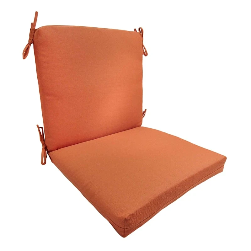 Terracotta Outdoor Hinged Chair Cushion 1 Terracotta Outdoor Hinged Chair Cushion