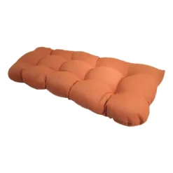 Terracotta Outdoor Wicker Settee Cushion