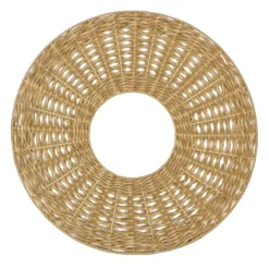 Tracey Boyd Faux Wicker Outdoor Wall Decor, 32"